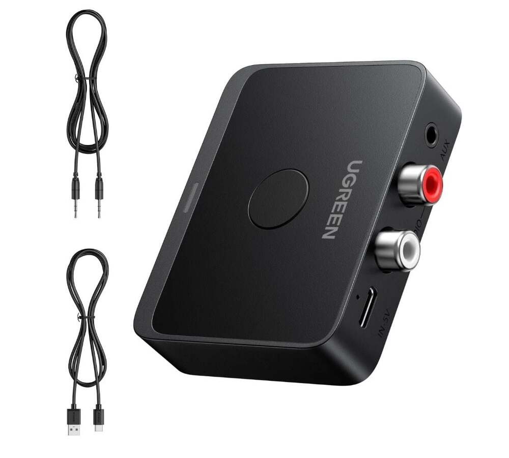 UGREEN Bluetooth 5.3 Receiver for Home Stereo, Hi-Res Audio Wireless Adapter
